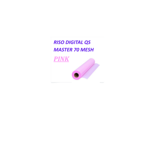 RISO Digital QS Master 70Mesh Pink - 113cm x 30M
